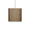 Komorebi Square Pendant Light  option Dark Oak