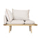 Lounge Around 1.5-Seater Sofa  option White Sands