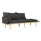 Lounge Around 3-Seater Sofa  option Shadow