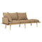 Lounge Around 3-Seater Sofa  option Sugar Brown