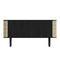 Treasures 3-Door Cabinet  option Black Oak