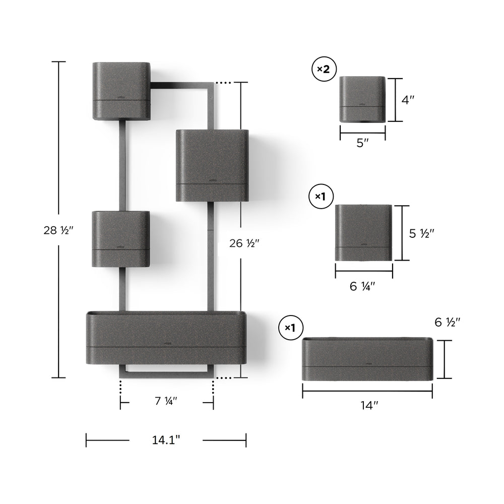 Cubiko Wall Planter