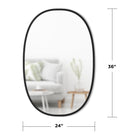 Hub Oval Mirror