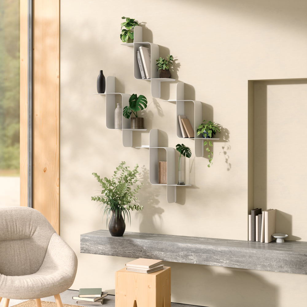 Montage Metal Wall Shelf (Set of 2)