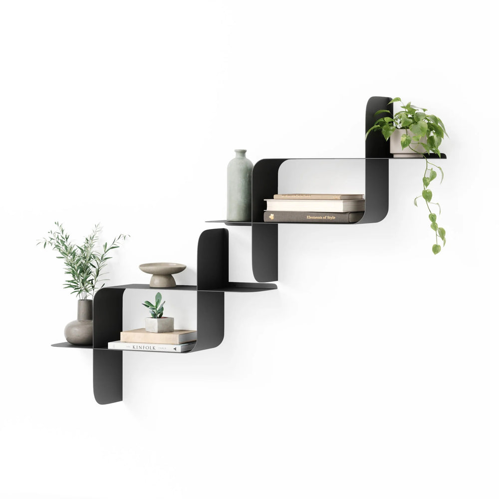 Montage Metal Wall Shelf (Set of 2)