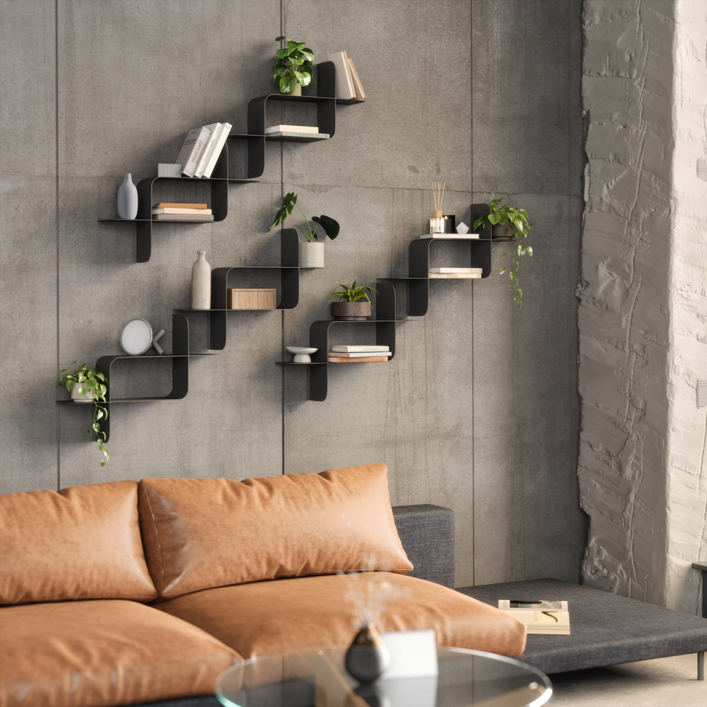 Montage Metal Wall Shelf (Set of 2)