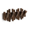 Picket Rail Hook (Set of 3)  option Walnut