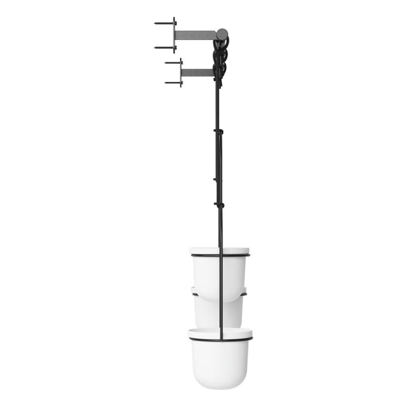umbra triflora hanging planter black Triflora Hanging Planter White/Black