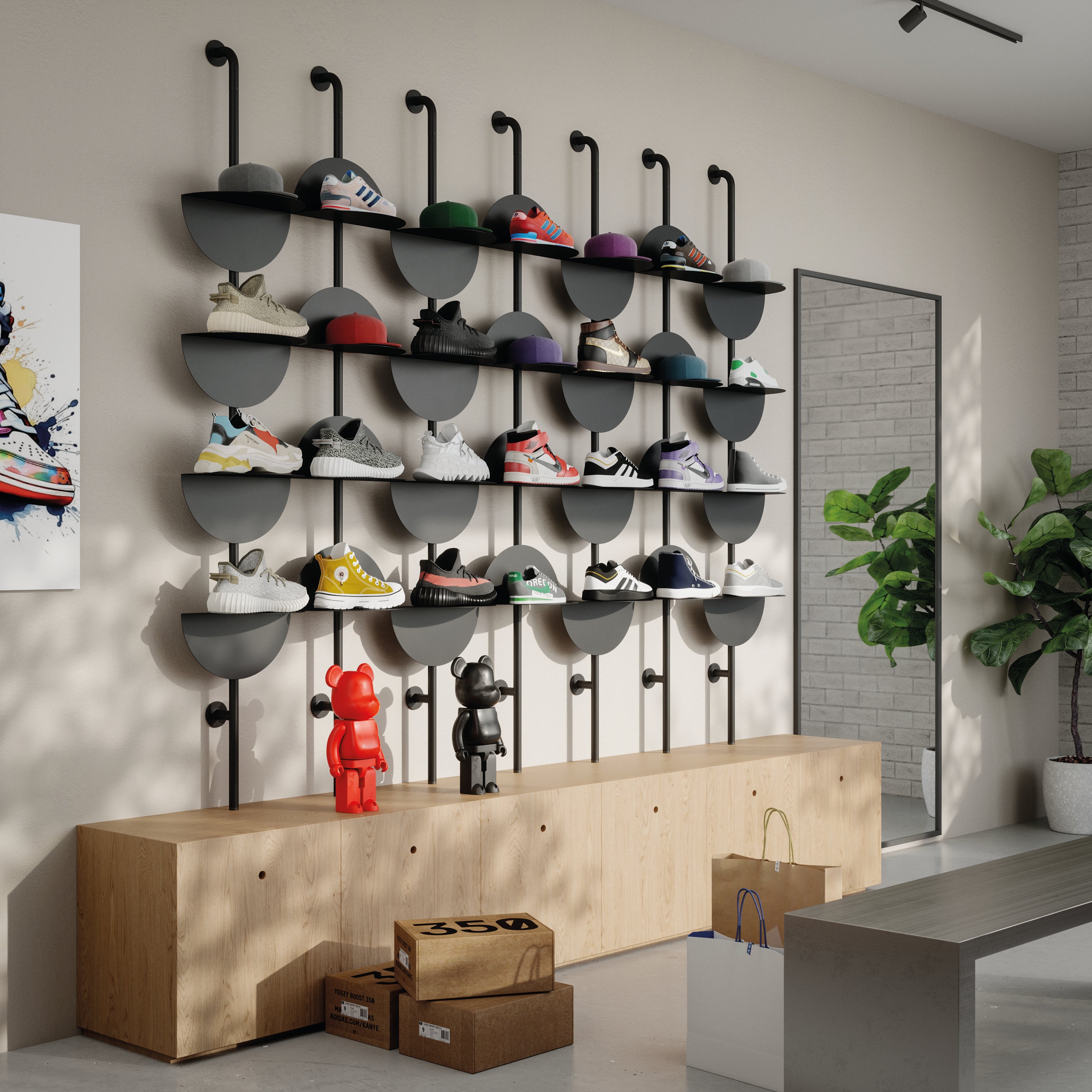 Umbra Solis Freestanding Adjustable Shelves - 2Modern