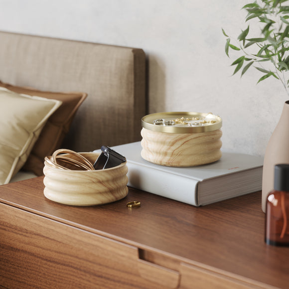 Tesora Wood Storage Box (Set of 2)