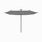 Infina Round Umbrella  option Solidum Grey