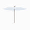 Infina Round Umbrella  option Solidum Natural