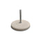 Nata 6' 6.7" Square Umbrella  option Concrete Base Natural