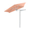 Paraflex Mono 6' 6.7" Square Umbrella  option Colorum Blush