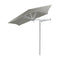 Paraflex Mono 6' 6.7" Square Umbrella  option Anodized Aluminum Grey