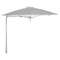Paraflex Mono 7' 6.6" Square Umbrella  option Colorum Marble