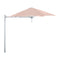 Paraflex Mono 8' 10" Round Umbrella  option Anodized Aluminum Grey