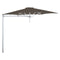 Paraflex Mono 9' 10" Round Umbrella  option Solidum Taupe