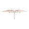 Paraflex Multi 7' 6.6" Square Umbrella  option Colorum Blush