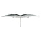 Paraflex Multi 7' 6.6" Square Umbrella  option Colorum Flanelle