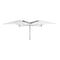 Paraflex Multi 7' 6.6" Square Umbrella  option Colorum Marble