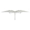 Paraflex Multi 7' 6.6" Square Umbrella  option Solidum Canvas
