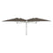 Paraflex Multi 7' 6.6" Square Umbrella  option Solidum Taupe
