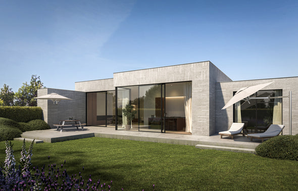 Paraflex Wallflex Square Wall-Mount Umbrella