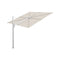 Spectra Single 8’ 2’’ Umbrella  option Anodized Aluminum Grey / Straight 90 Degrees