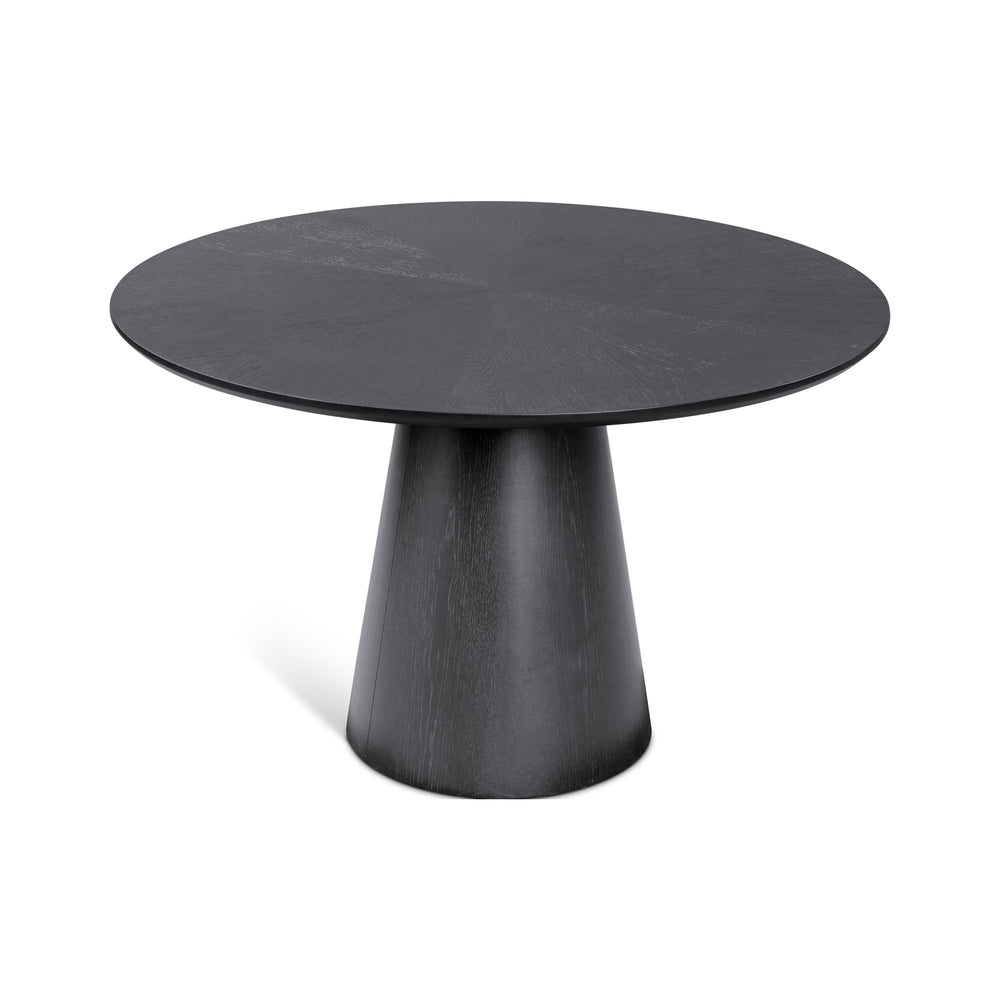 Mona Round Dining Table with Wooden Top