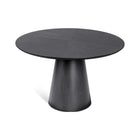 Mona Round Dining Table with Wooden Top
