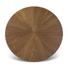 Mona Round Dining Table with Wooden Top
