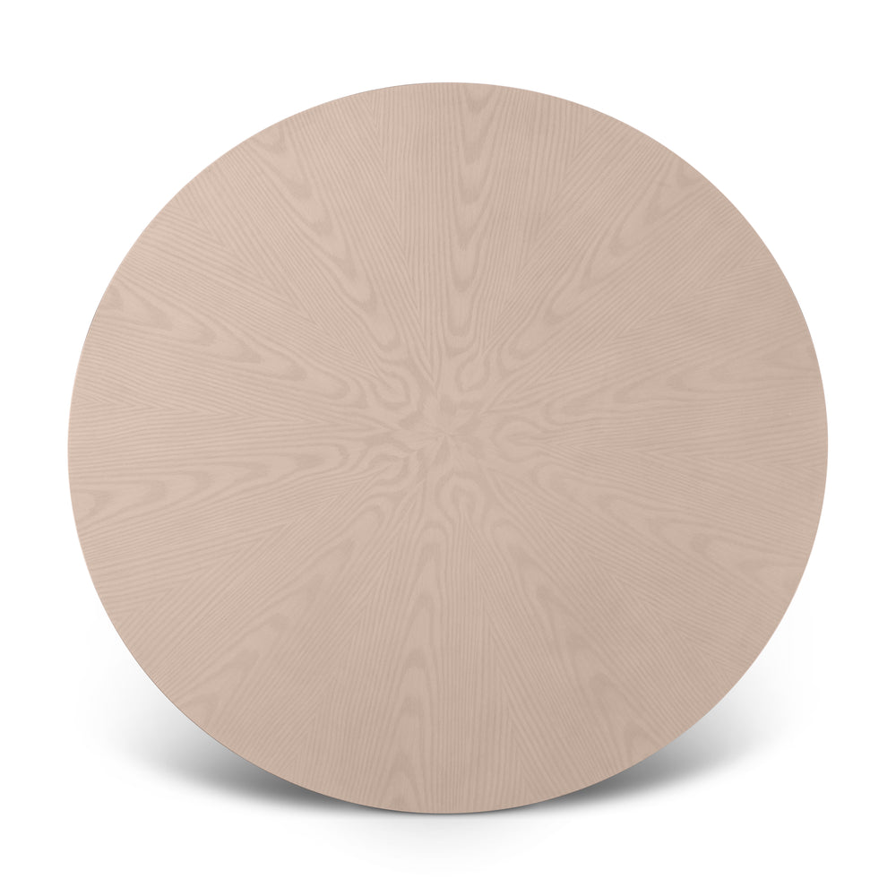 Mona Round Dining Table with Wooden Top