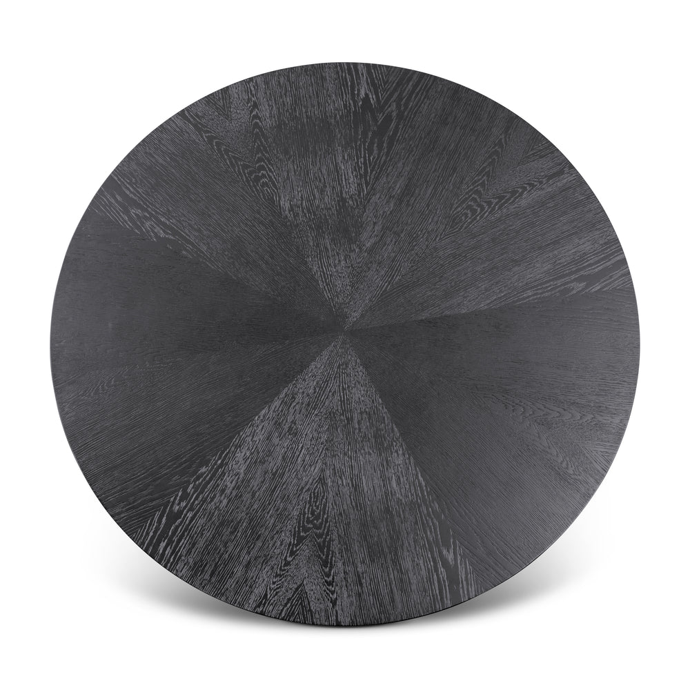 Mona Round Dining Table with Wooden Top