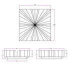 Sun Coffee Table