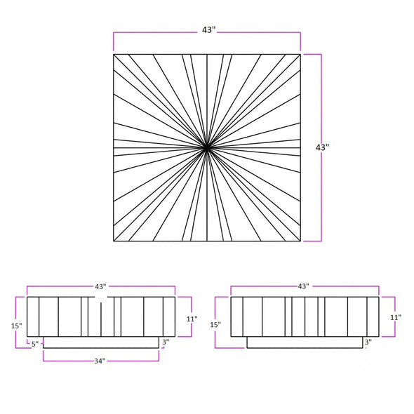 Sun Coffee Table