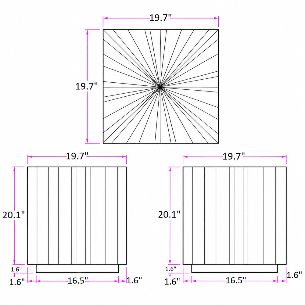 Sun End Table
