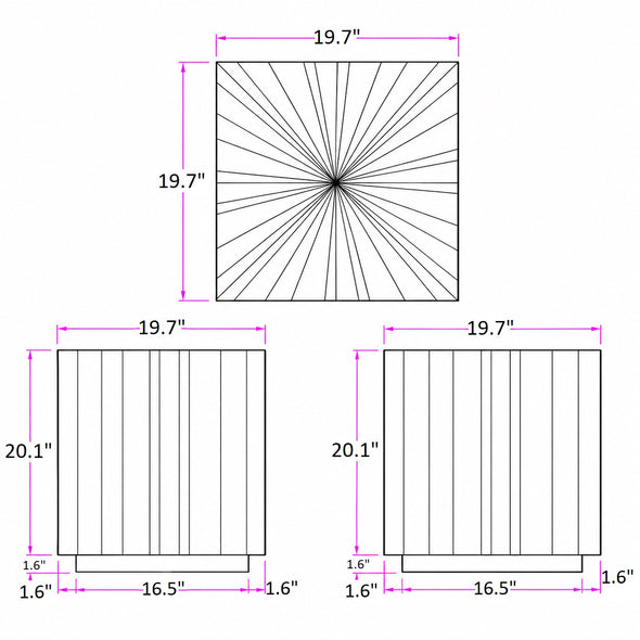 Sun End Table
