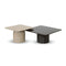 Alessia Nesting Coffee Table (Set of 2)  option Latte Taupe / Deep Umber Brown