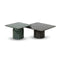 Alessia Nesting Coffee Table (Set of 2)  option Obsidian Green / Deep Umber Brown