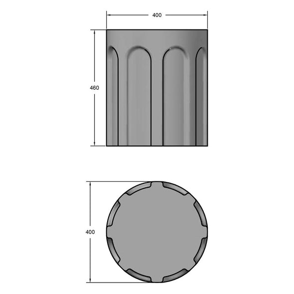 Atlas Outdoor Stool/Side Table
