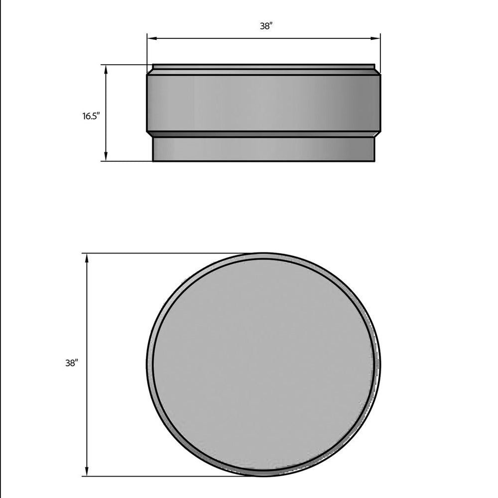 Barrel Outdoor Coffee Table