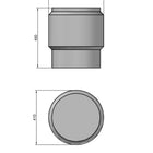 Barrel Outdoor Stool/Side Table