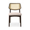 Beth Cane Dining Chair  option Ebano with Natural Cane / Medley Ivory