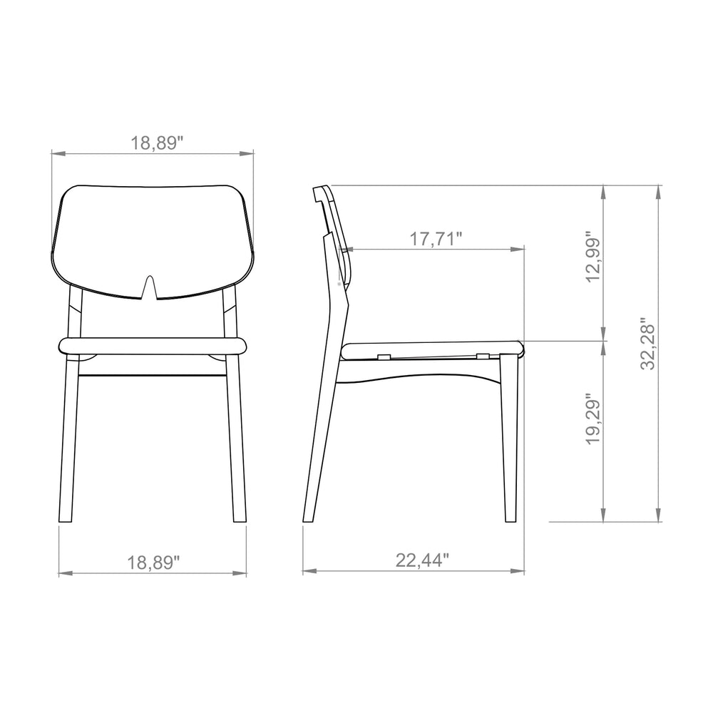 Beth Wooden Dining Chair