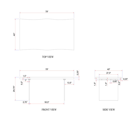 Brooks Dining Table - Glass Base