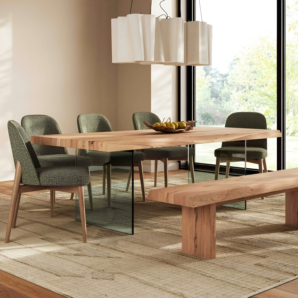 Brooks Dining Table - Glass Base