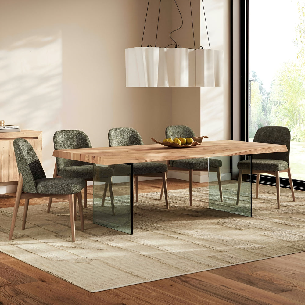 Brooks Dining Table - Glass Base