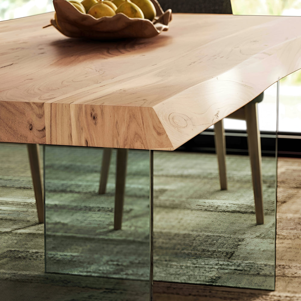 Brooks Dining Table - Glass Base