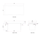 Brooks Dining Table - Glass Base